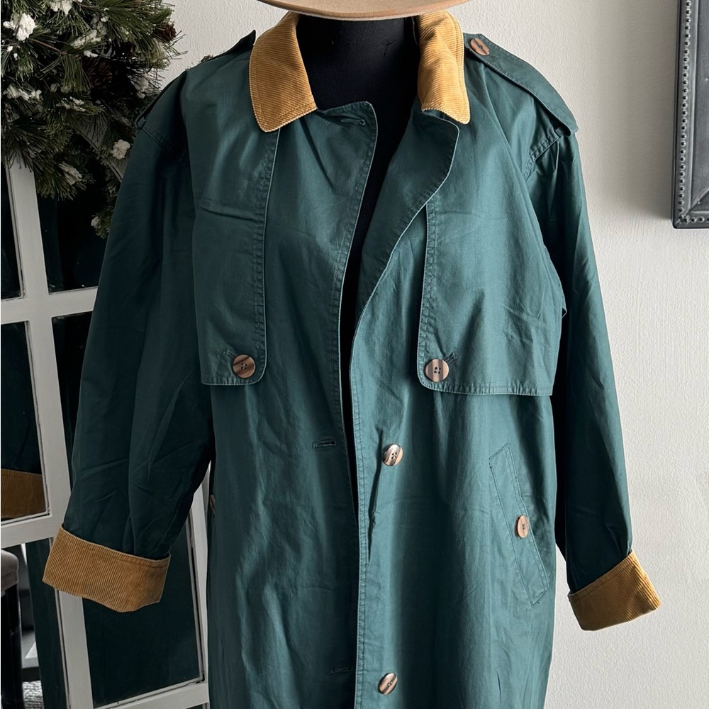 VINTAGE EDDIE BAUER-Western Green trench
